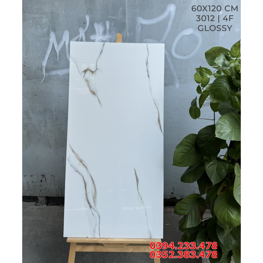 Tổng Kho Gạch Ấn Độ 60x120 Trắng Vân Vàng Tại Đà Lạt 