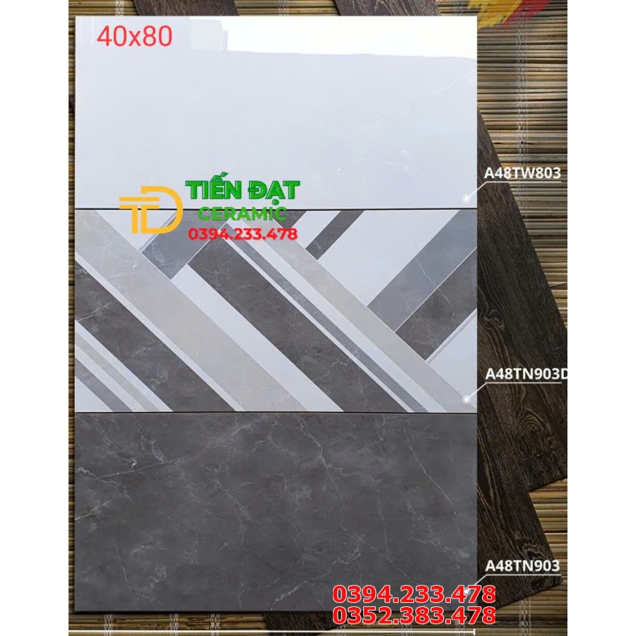 Tổng Kho Gạch Apodio 40x80 Bộ Đậm Nhạt Vâm Xám Đá