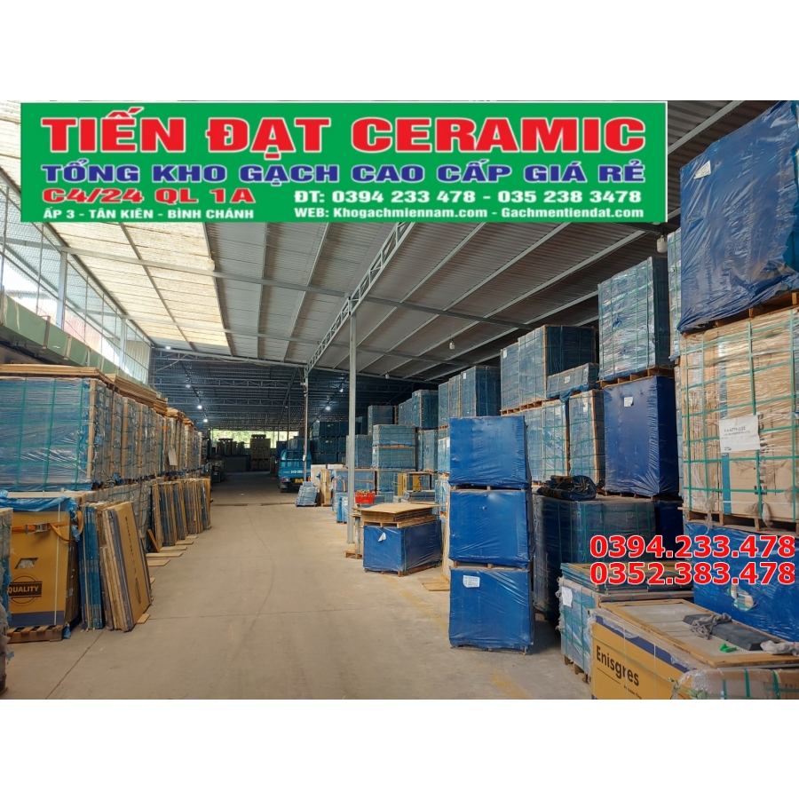 Gạch Ốp Lát Khổ Lớn 60x120 Bóng Kiếng Giá Rẻ