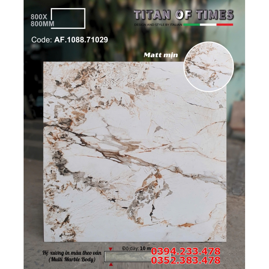 Tổng Kho Gạch Lát Nền Apodio 80x80 Mờ Mịn Tại HCM 