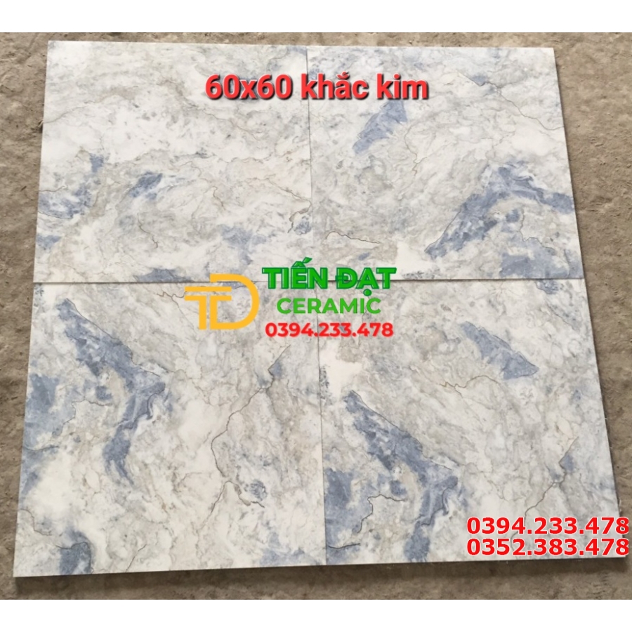 Tổng Kho Gạch Nhũ Vàng Ngọc Thạnh TQ 60x60 Tại Mỹ Tho 