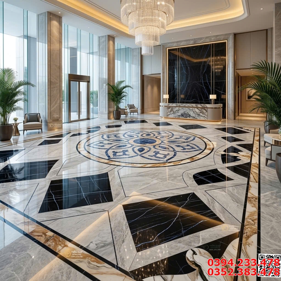 Kho Gạch Nhập Khẩu TQ 80x80 Khắc Kim Tại Bình Tân