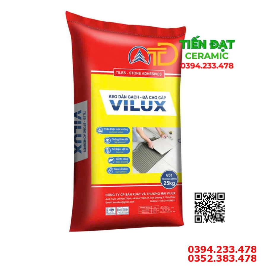 Tổng Kho Keo Dán Gạch Đá VILUX Lớn Nhất HCM