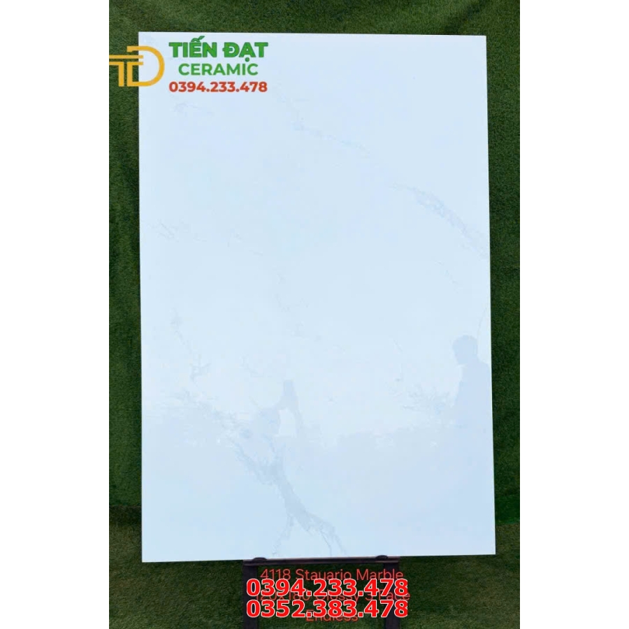 Tốp 10 Mẫu Gạch lát Nền 120x180 Trắng Vân Khói 