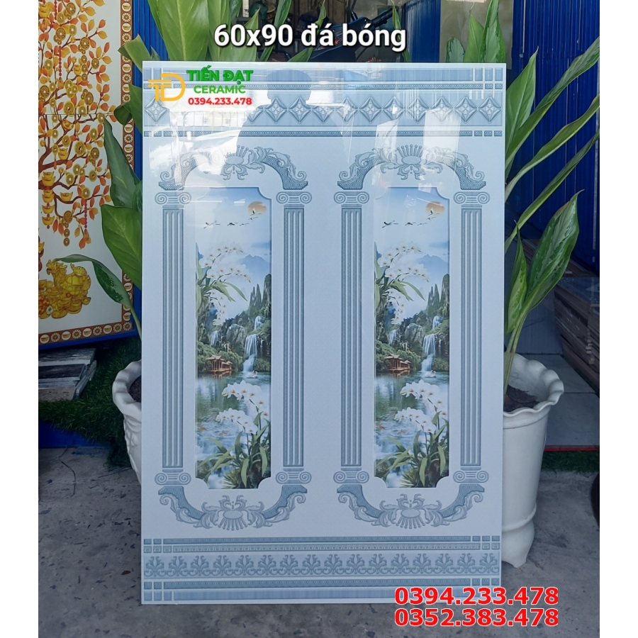Top 8 Mẫu Gạch Tranh 5D 60x90 Ốp Chân Tường Mẫu Mới