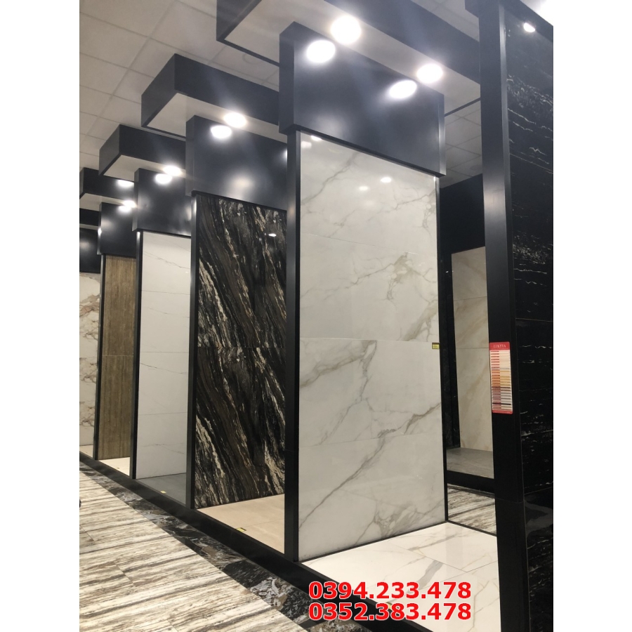 Gạch Ốp Tường Khổ Lớn 80x160 Bóng Kiếng