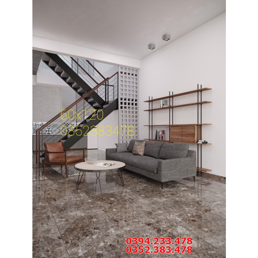 Gạch Nhập Khẩu 60x120 Vân Giả Đá Hoa Cương