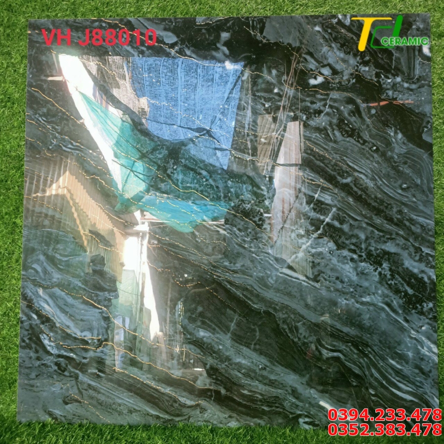 Gạch Nhũ Vàng 80x80 Bóng Kiếng TQ