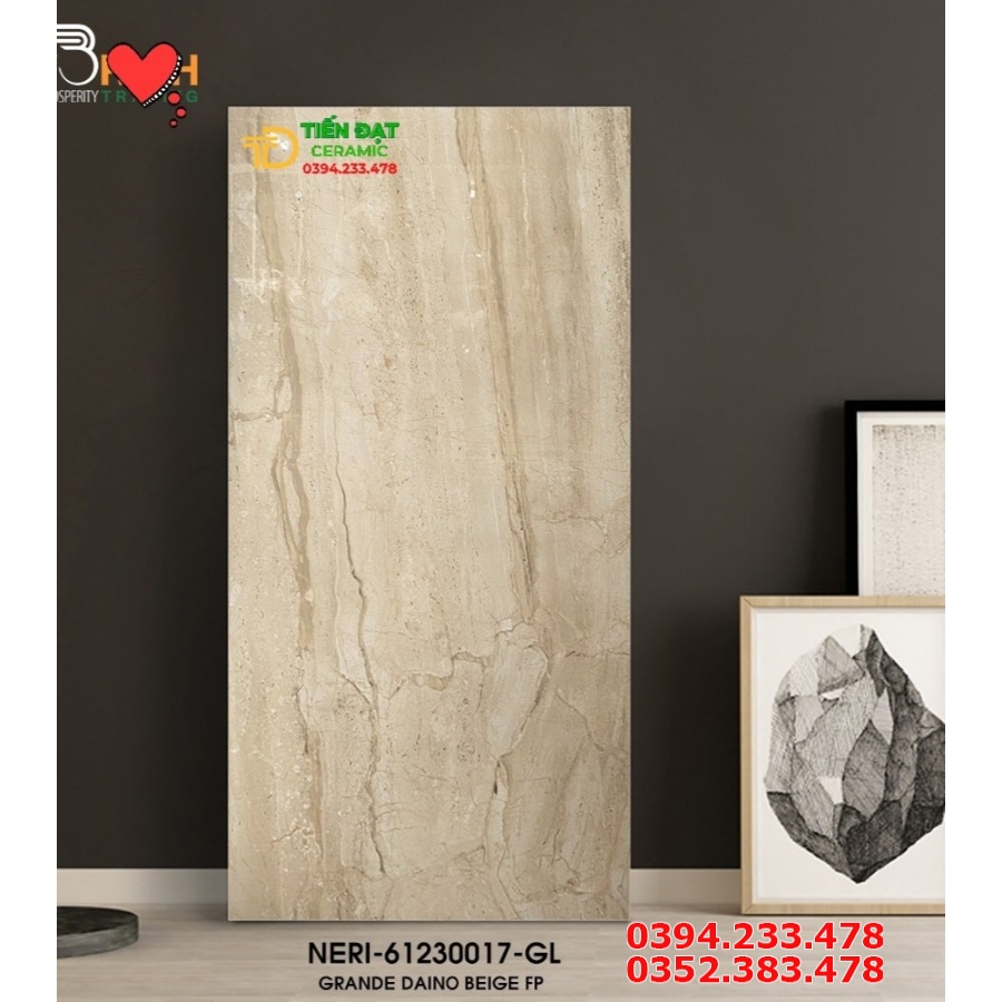 Gạch Nhập Khẩu 60x120 Vân Vàng Kem