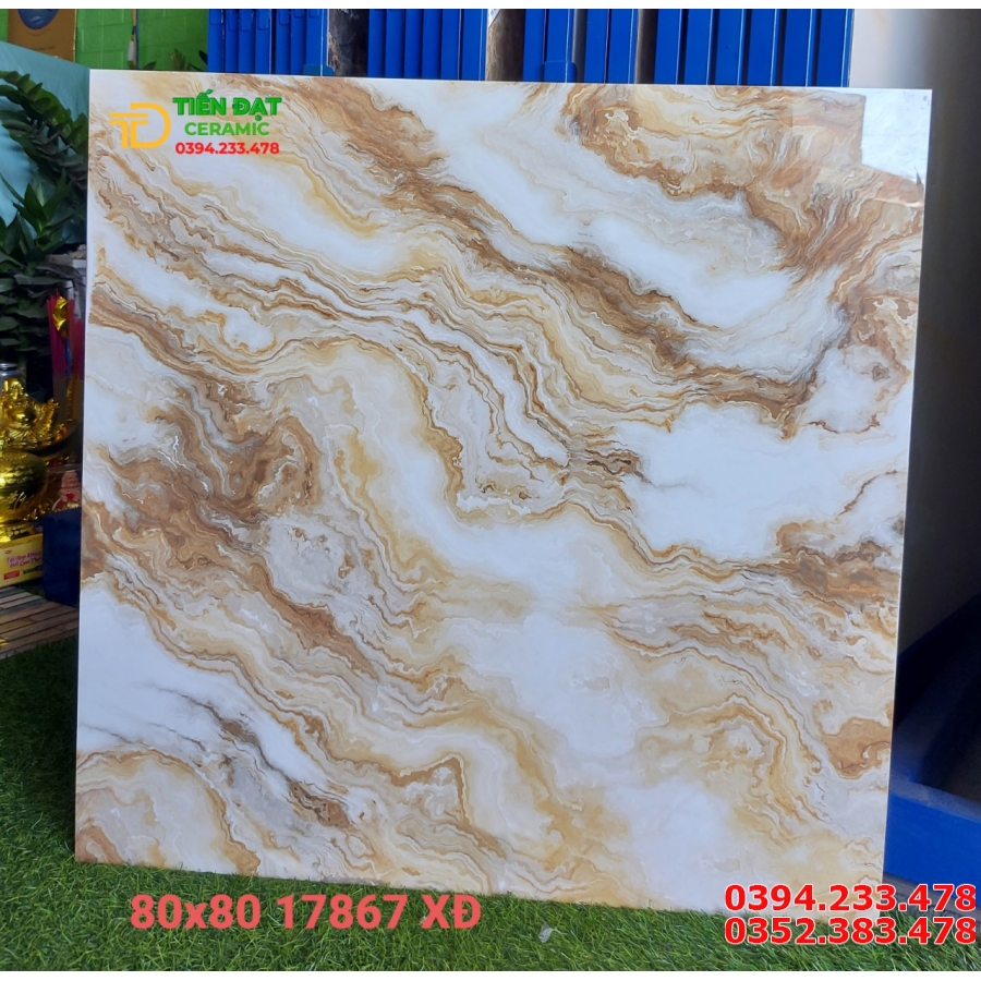 Gạch Lát Nền 80x80 Prime Vân Giả Đá Đẹp