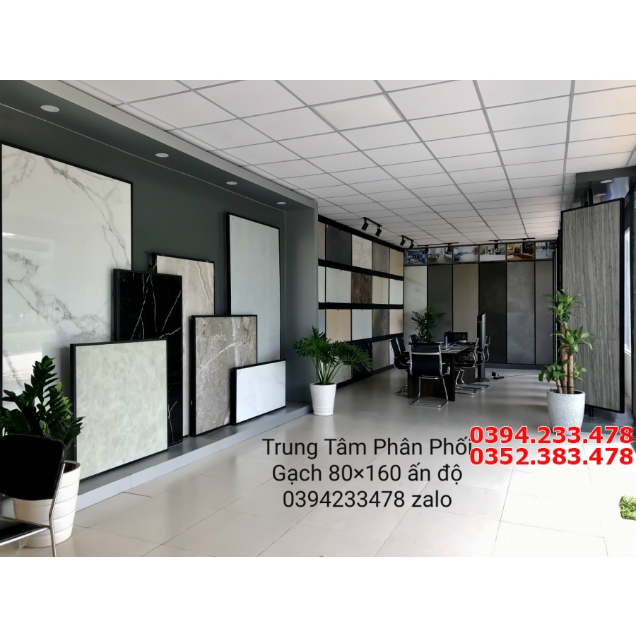 Gạch Ốp Tường Khổ Lớn 80x160 Bóng Kiếng