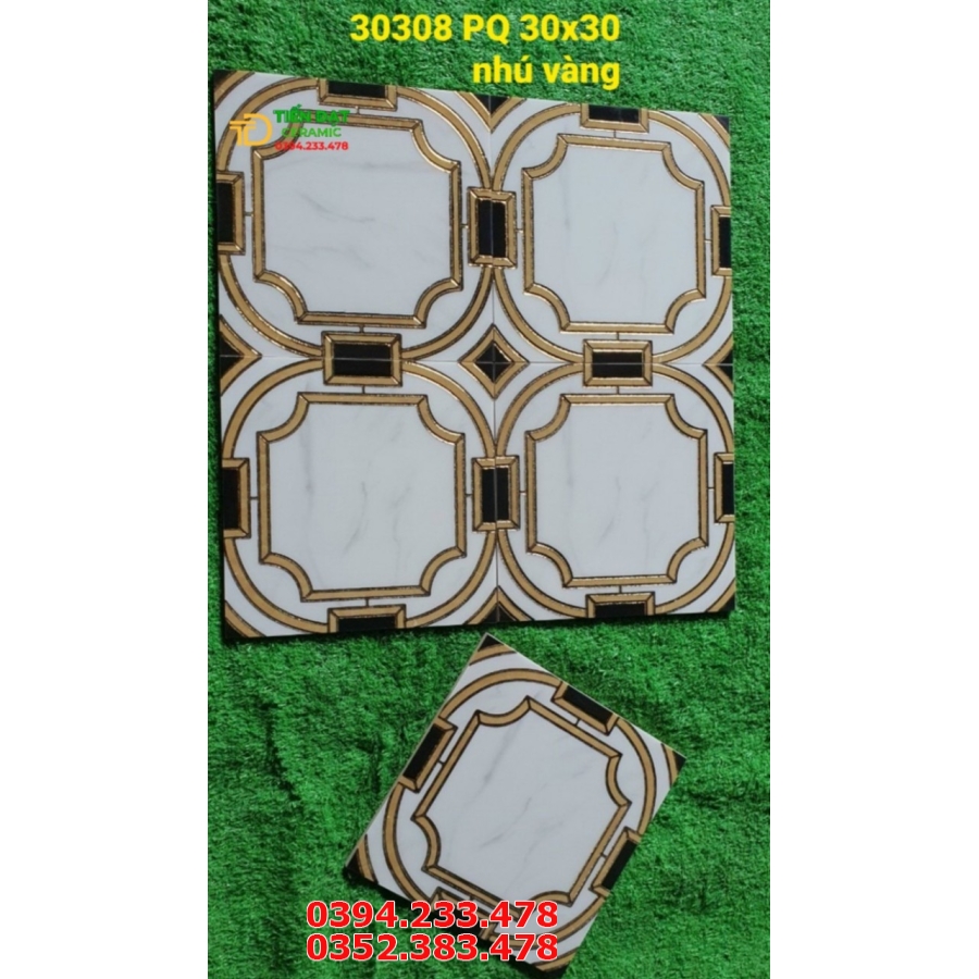 Gạch 30x30 Nhũ Vàng Mới Nhất 2022