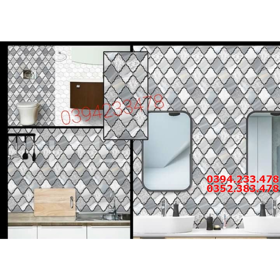 Gạch Cao CẤp 240x60 Hoa Văn Khắc Kim Đẹp