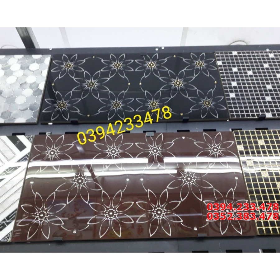 Gạch Cao CẤp 240x60 Hoa Văn Khắc Kim Đẹp