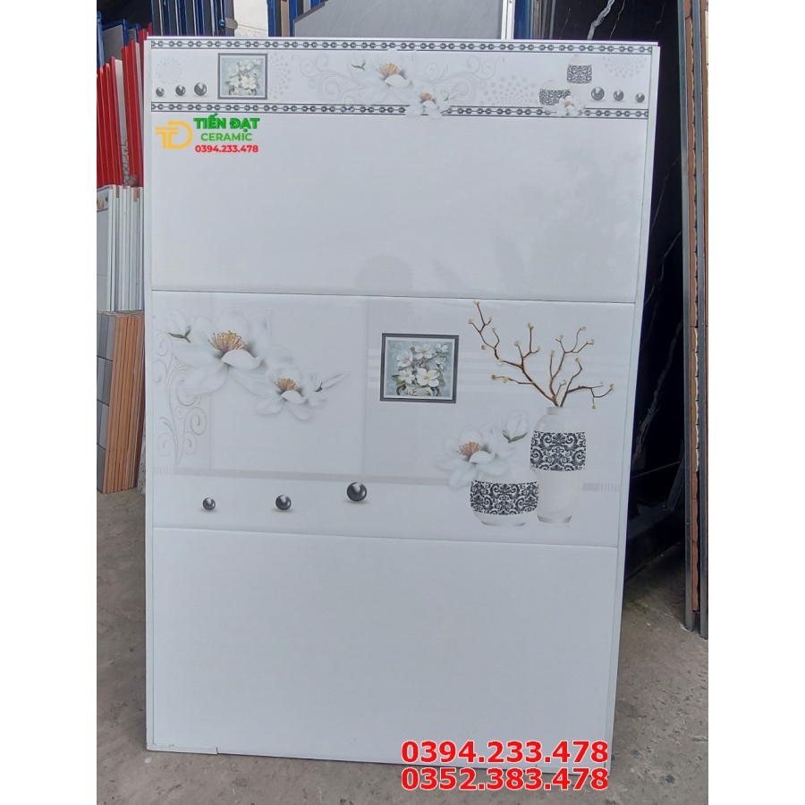 Gạch Cao CẤp 240x60 Trắng Vân Giảm Giá