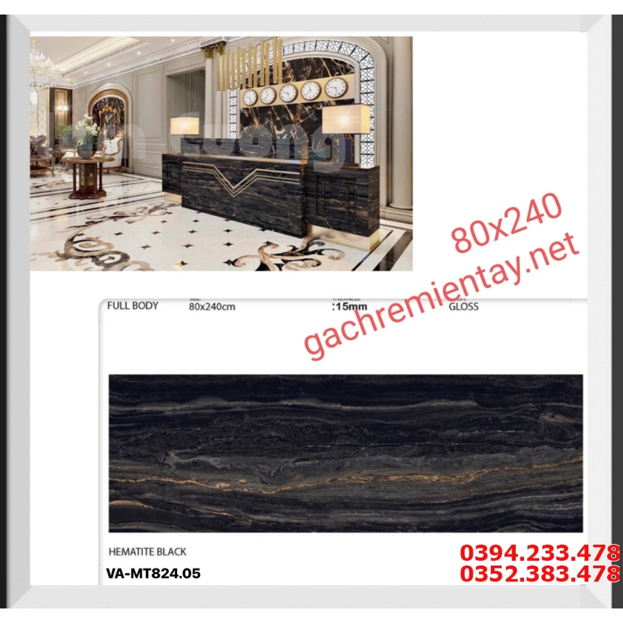 Tổng Kho Gạch Ấn Độ 80x240 Bóng Kiếng 