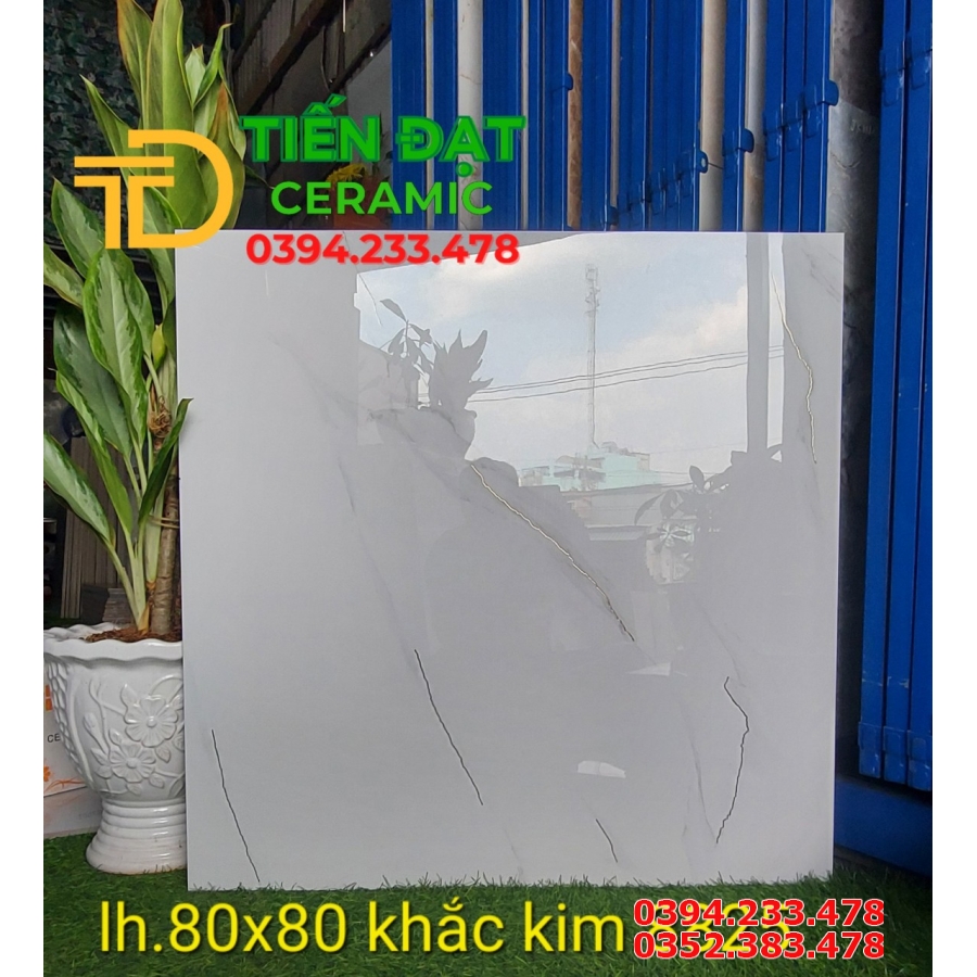 Gạch Ốp Lát 80x80 Nhũ Bạc Mẫu Mới Đẹp Nhất