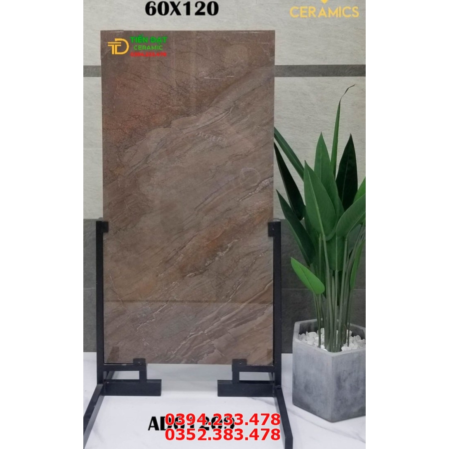 Gạch Ốp Lát Phòng Khách 60x120 Vân Ngọc Thạch