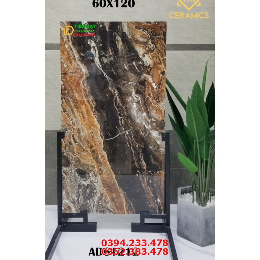 Gạch Cao Cấp 60x120 Vân Đá Đẹp Mẫu Mới