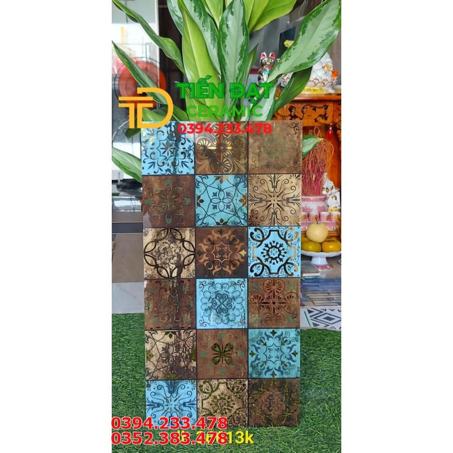 Gạch Bóng Kiếng 30x60 TQ Khắc Kim