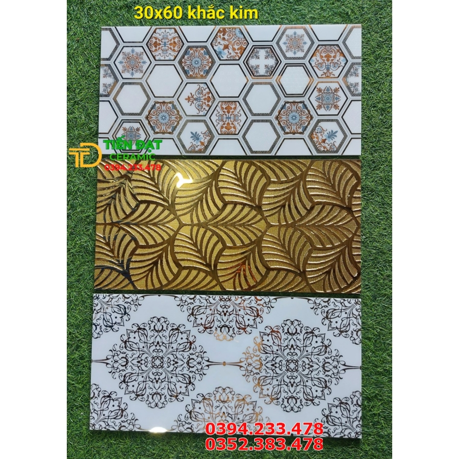 Tổng Kho Gạch TQ 30x60 Nhũ Bạc Vàng Cao Cấp HCM