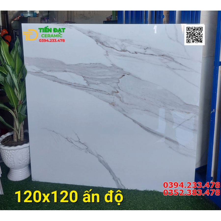 Đá Bóng Kiếng Cao Cấp 120x120 Ốp Biệt Thự