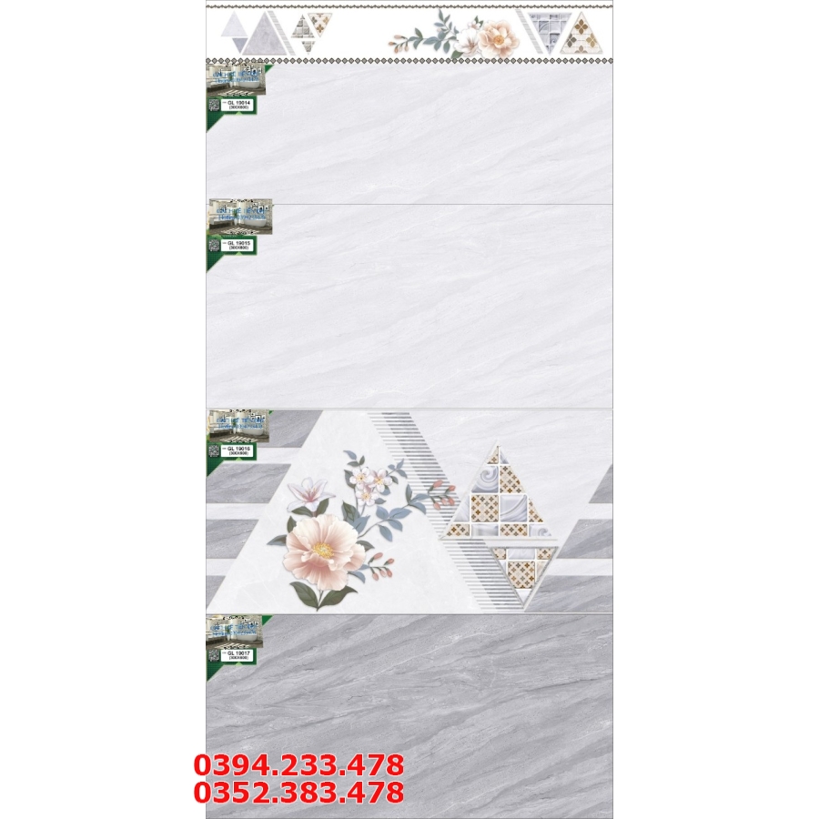 Tổng Kho Gạch Ốp Lát Prime 30x60 Trắng Vân Bóng Kính