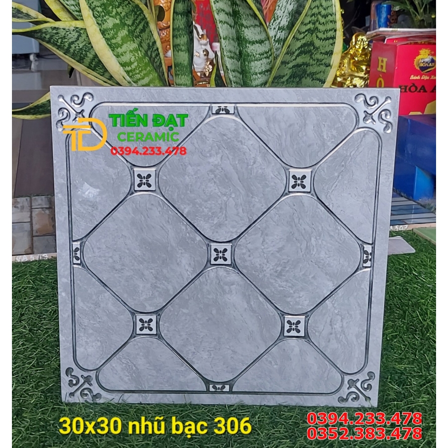 Gạch Điểm Nhất 30x30 Karaoke Nhũ Bạc Đẹp Rẻ