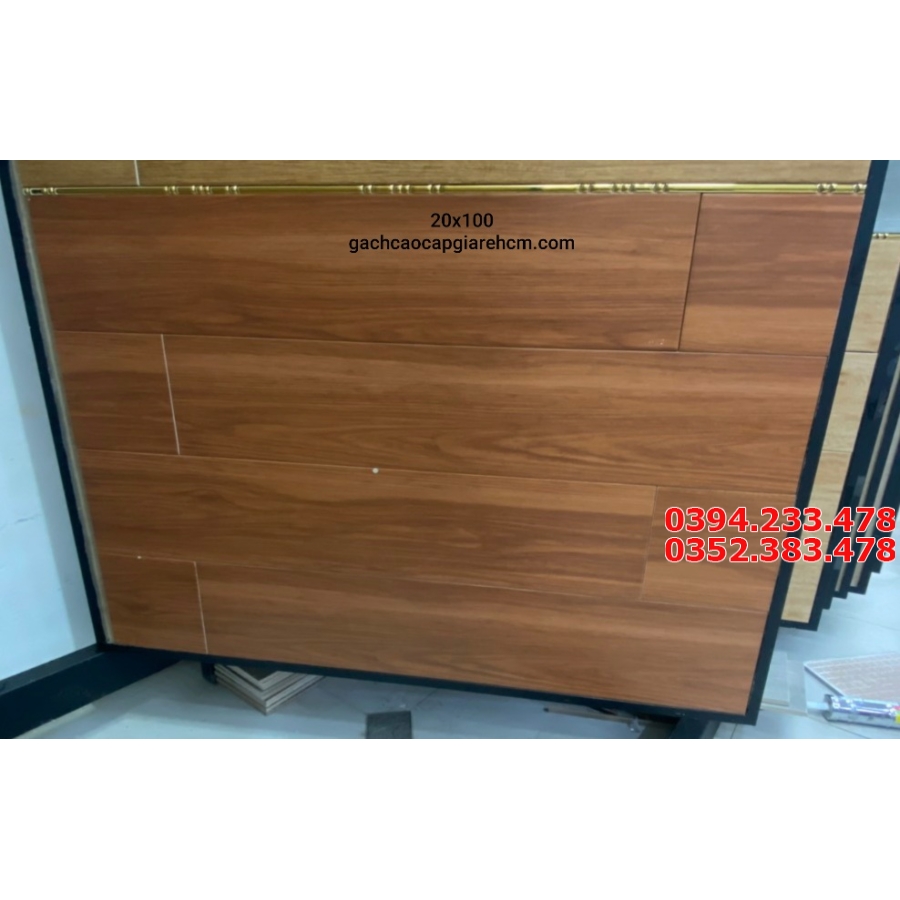 Gạch Đá Mờ 20x100 Vân Xám Lát Phòng Khách Đẹp