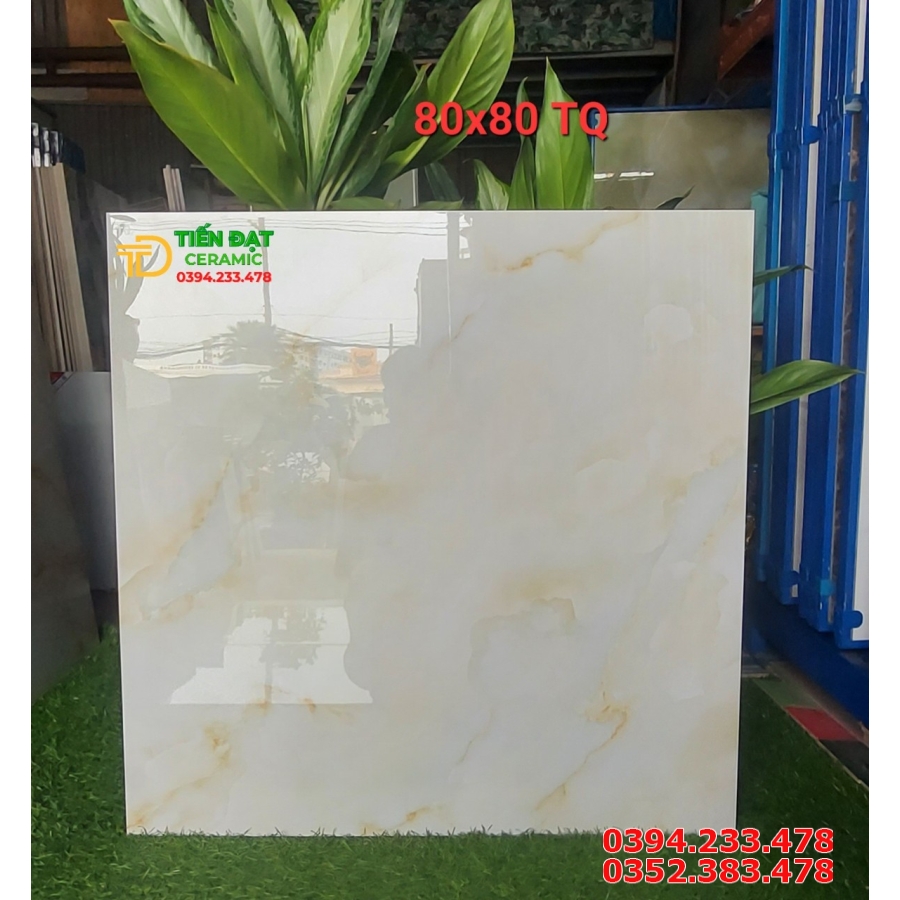 Gạch Lát Nền 80x80 Vân Xám Giả Đá Cao Cấp TQ