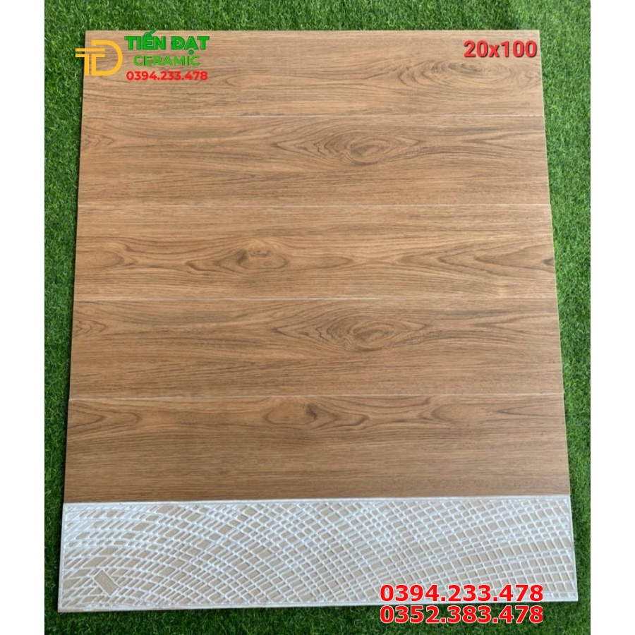 Kho Gạch TQ Ốp Tường 20x100 Vân Gỗ Mẫu Mới 