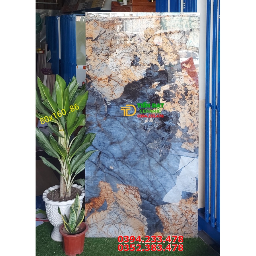 Gạch Ốp Mặt Tiền 80x160 Nhập Khẩu Ấn Độ