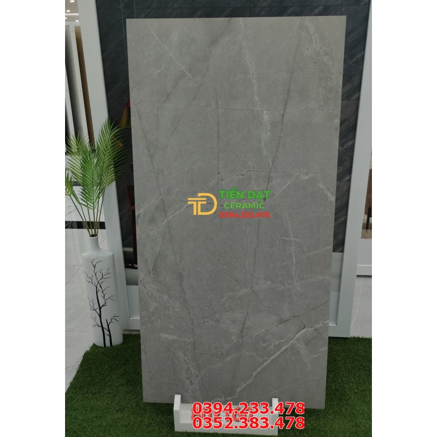 Gạch Lát Nền Nhập Khẩu 80x160 Vân Xám 