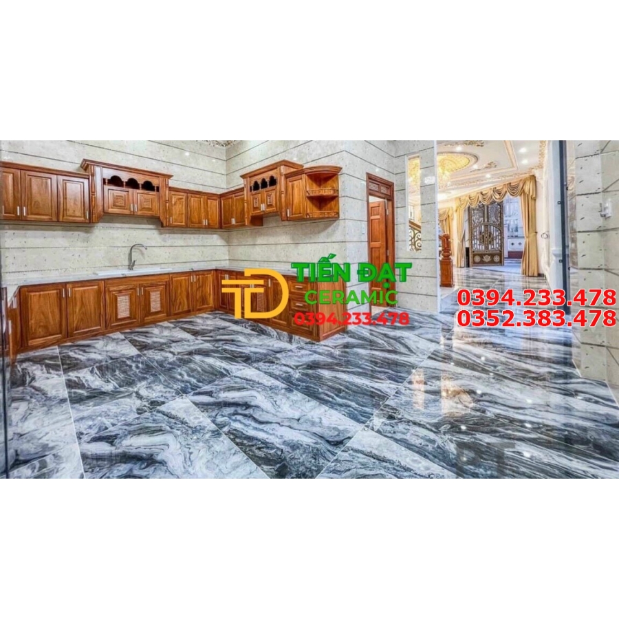 Gạch Lát Nền Khắc Kim 60x120 Bán Chạy Nhất 