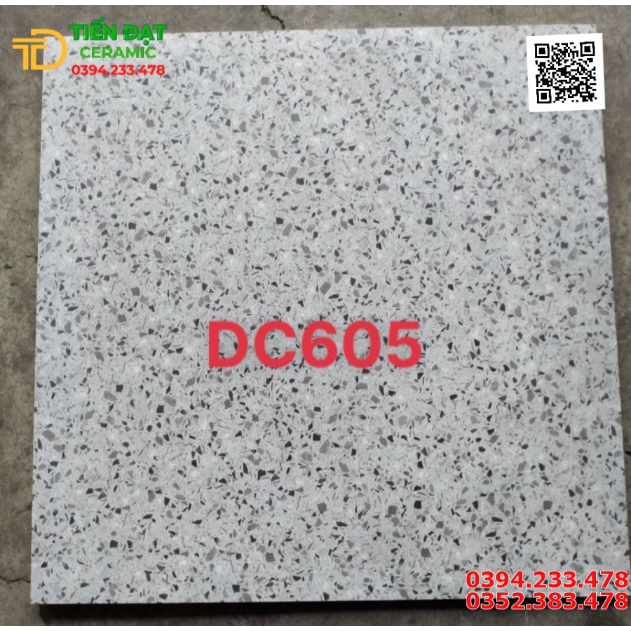 Đại Lý Gạch Ốp Á Mỹ 60x60 Đá Mờ Terrazzo Mẫu Mới 